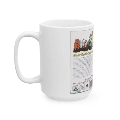KISSYFUR BEAR ROOTS SPECIAL (VHS COVER) - White Coffee Mug - Go Mug Yourself