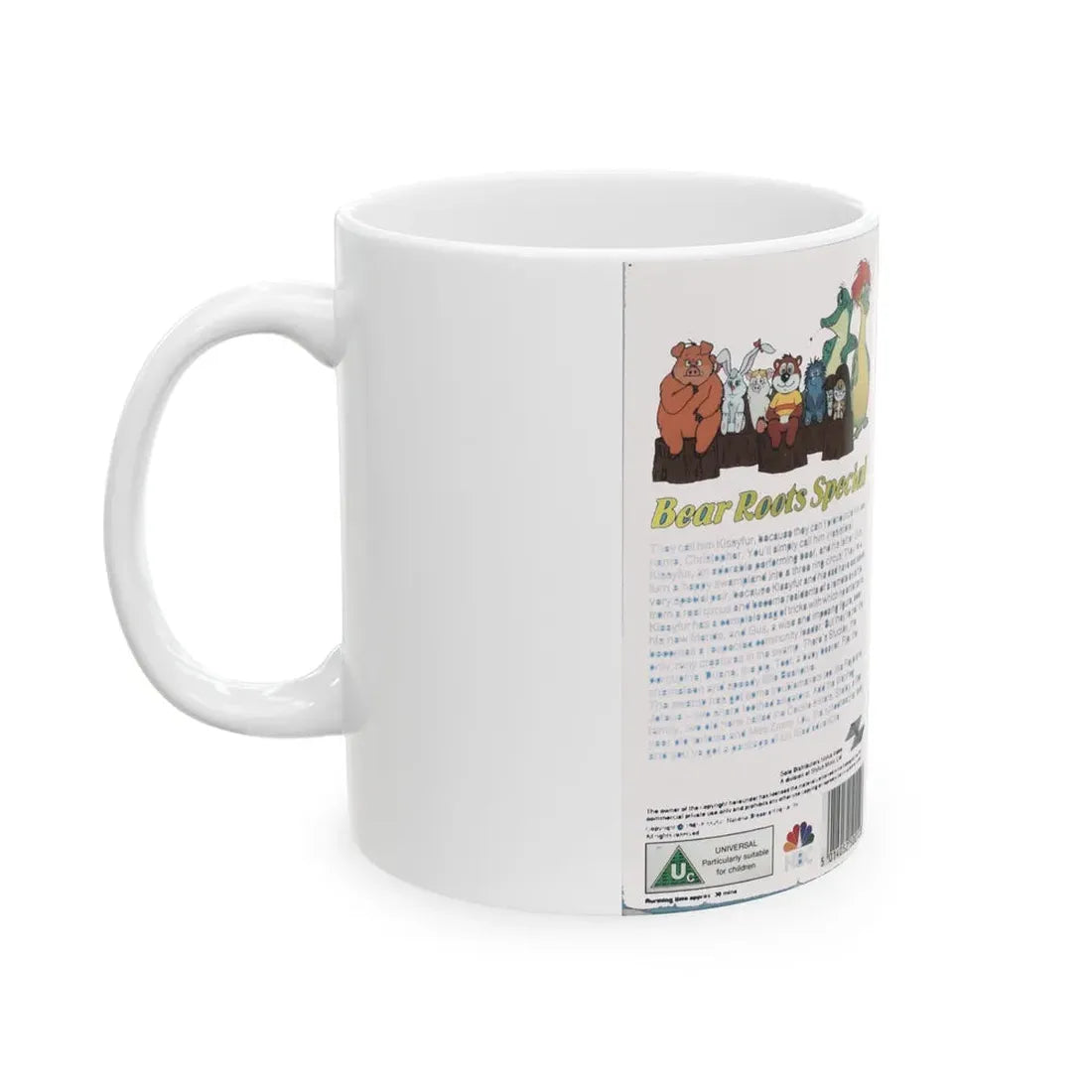 KISSYFUR BEAR ROOTS SPECIAL (VHS COVER) - White Coffee Mug - Go Mug Yourself