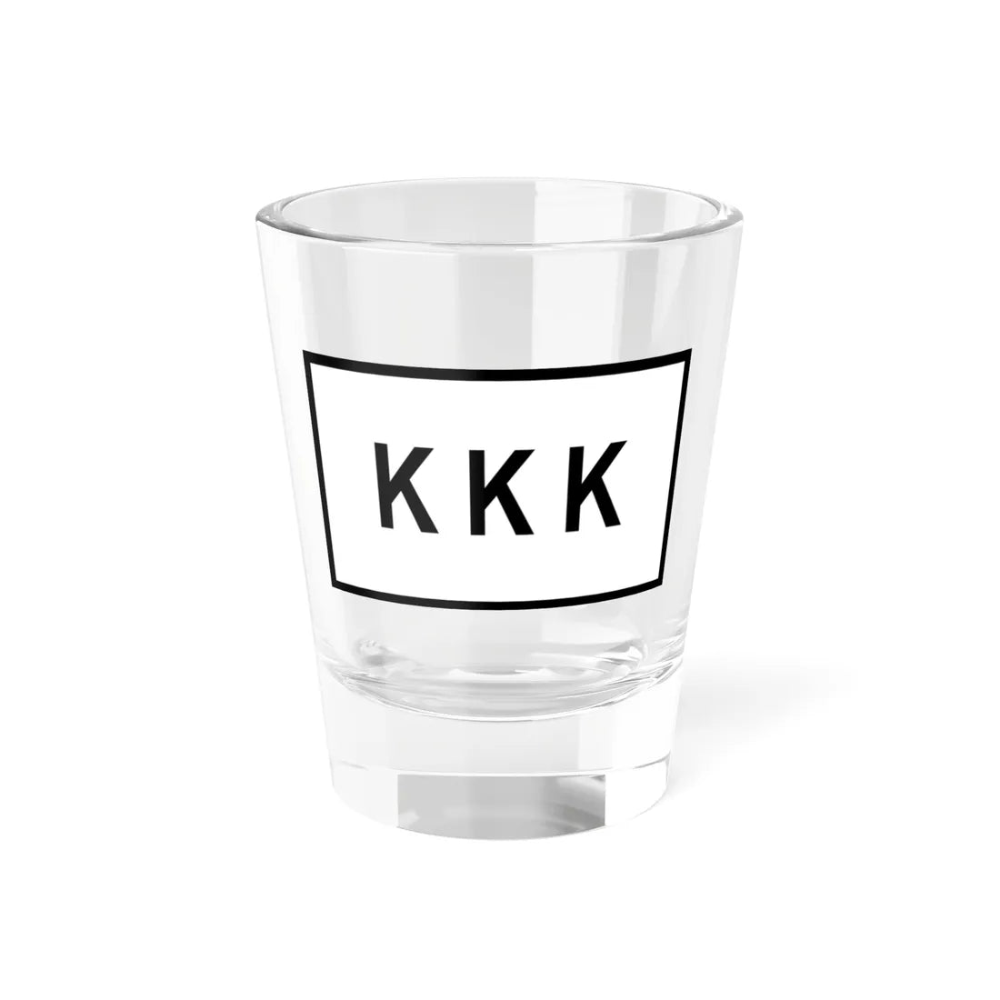 KKK-Flag variant (United States) Shot Glass 1.5oz 1.5oz - Go Mug Yourself