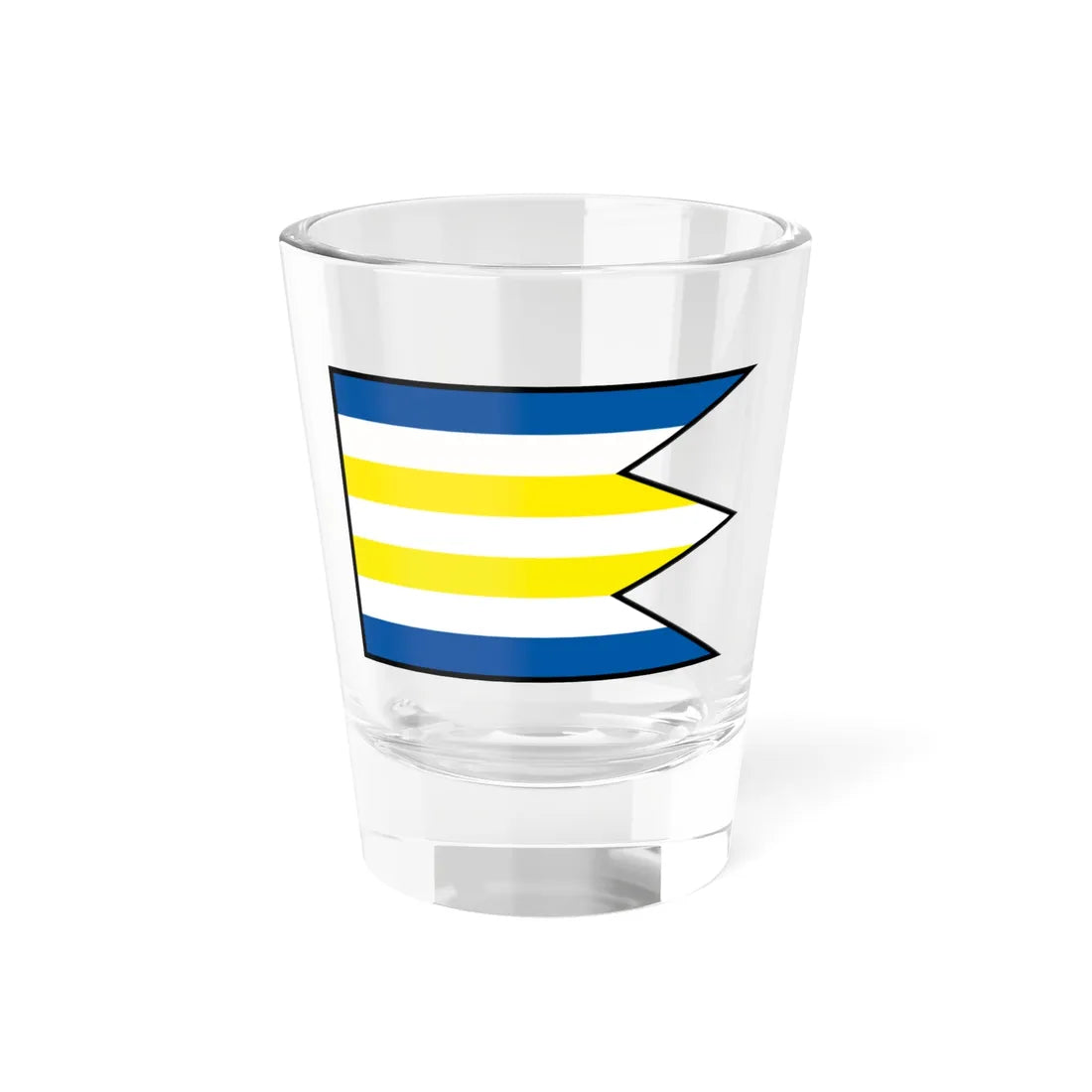 Klastor Pod Znievom Martin Flag (Slovakia) Shot Glass 1.5oz 1.5oz - Go Mug Yourself