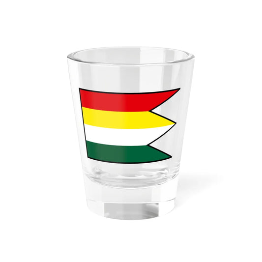 Klatova Nova Ves Partizanske Flag (Slovakia) Shot Glass 1.5oz 1.5oz - Go Mug Yourself