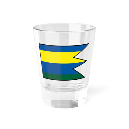 Klenovec Rimavska Sobota Flag (Slovakia) Shot Glass 1.5oz 1.5oz - Go Mug Yourself