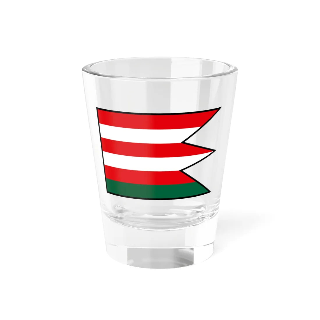 Klizska Nema Komarno Flag (Slovakia) Shot Glass 1.5oz 1.5oz - Go Mug Yourself