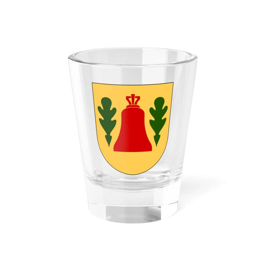 Klockrike församling vapen (Sweden) (Coat of Arms) Shot Glass 1.5oz 1.5oz - Go Mug Yourself