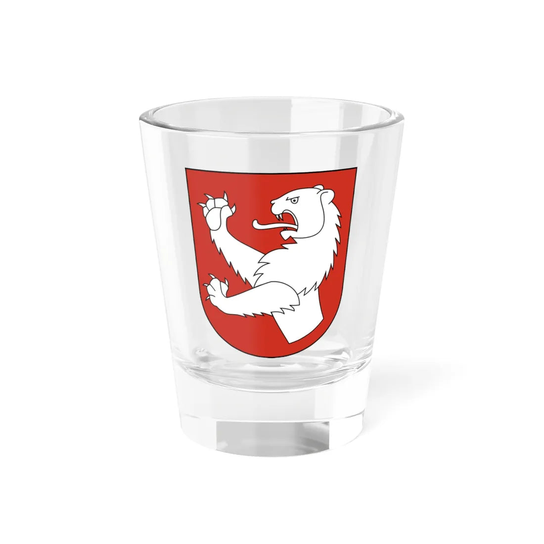 Kloten-blazon (Switzerland) (Coat of Arms) Shot Glass 1.5oz 1.5oz - Go Mug Yourself
