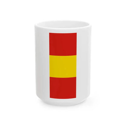 Knatterflagge Karlsruhe (Germany) White Coffee Mug 15oz - Go Mug Yourself