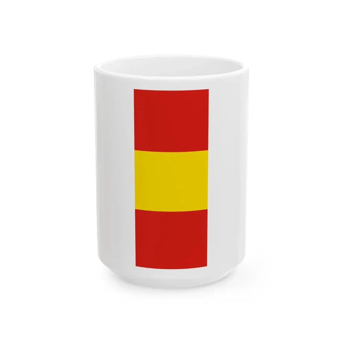 Knatterflagge Karlsruhe (Germany) White Coffee Mug 15oz - Go Mug Yourself