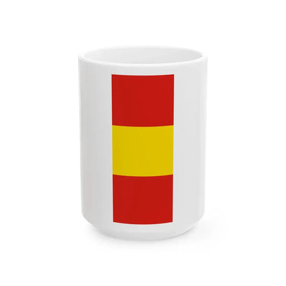 Knatterflagge Karlsruhe (Germany) White Coffee Mug 15oz - Go Mug Yourself