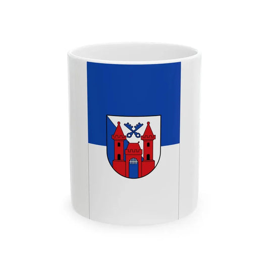 Knatterflagge Ladenburg (Germany) White Coffee Mug 11oz - Go Mug Yourself