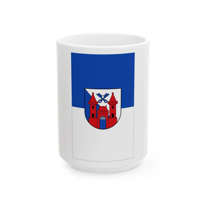 Knatterflagge Ladenburg (Germany) White Coffee Mug 15oz - Go Mug Yourself