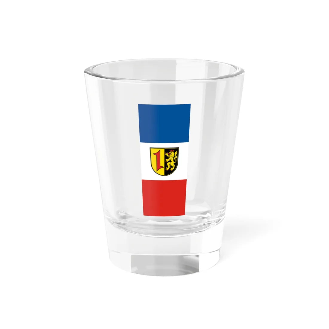 Knatterflagge Mannheim (Germany) Shot Glass 1.5oz 1.5oz - Go Mug Yourself