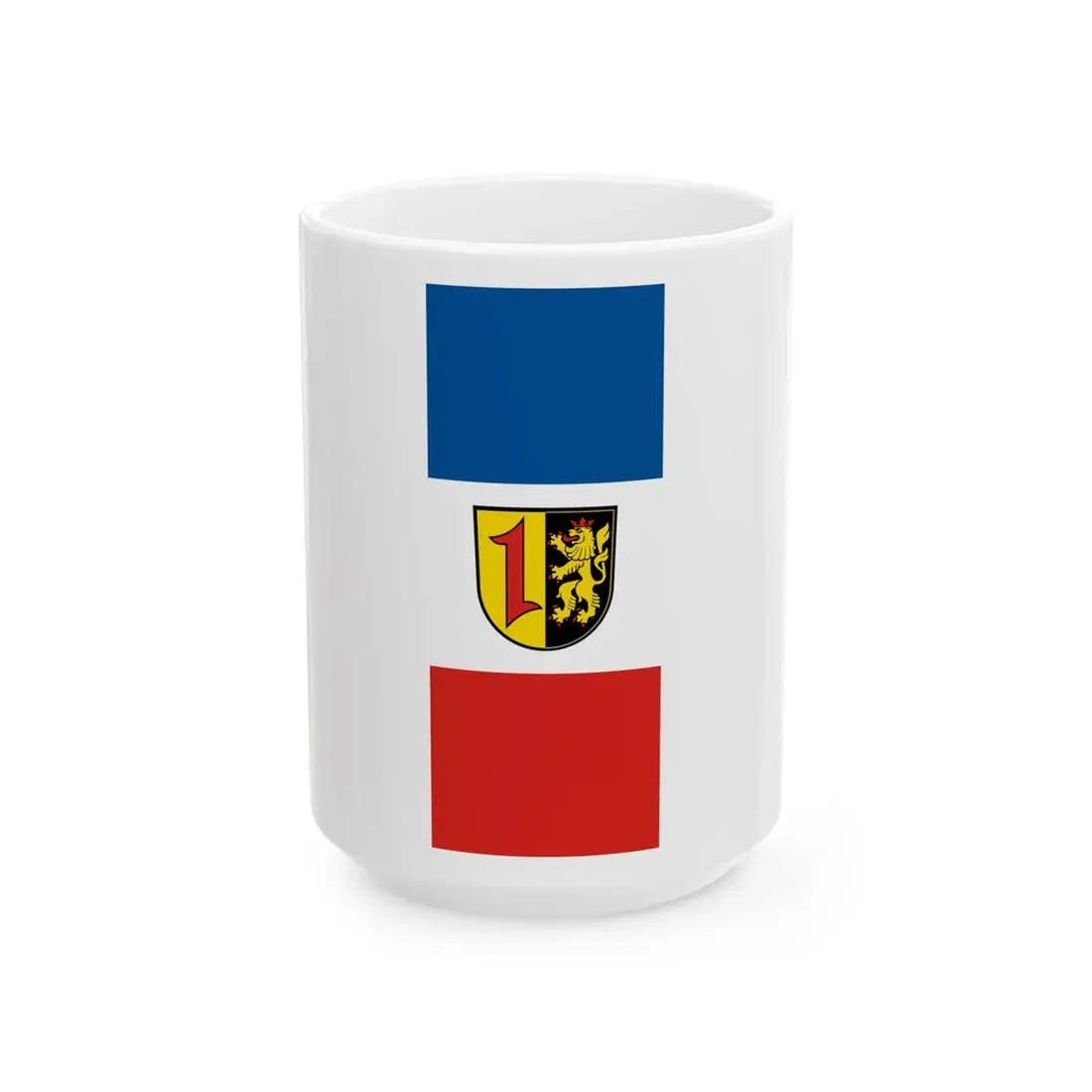 Knatterflagge Mannheim (Germany) White Coffee Mug 15oz - Go Mug Yourself