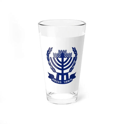 Knesset Guard Flag (Israel) Pint Glass 16oz 16oz - Go Mug Yourself
