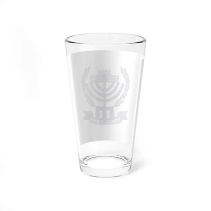 Knesset Guard Flag (Israel) Pint Glass 16oz - Go Mug Yourself