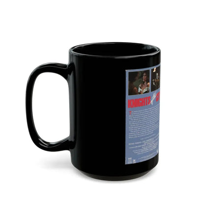 KNIGHTS OF THE CITY (VHS COVER) - Black Coffee Mug - Go Mug Yourself