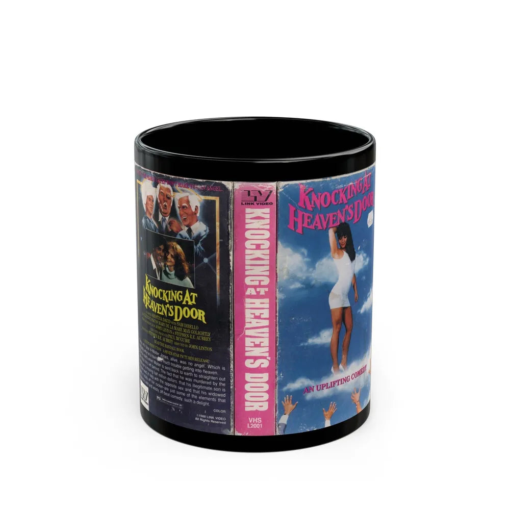 KNOCKING AT HEAVENS DOOR (VHS COVER) - Black Coffee Mug-11oz-Go Mug Yourself