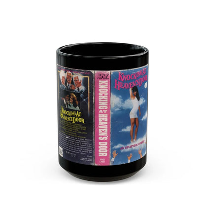 KNOCKING AT HEAVENS DOOR (VHS COVER) - Black Coffee Mug-15oz-Go Mug Yourself