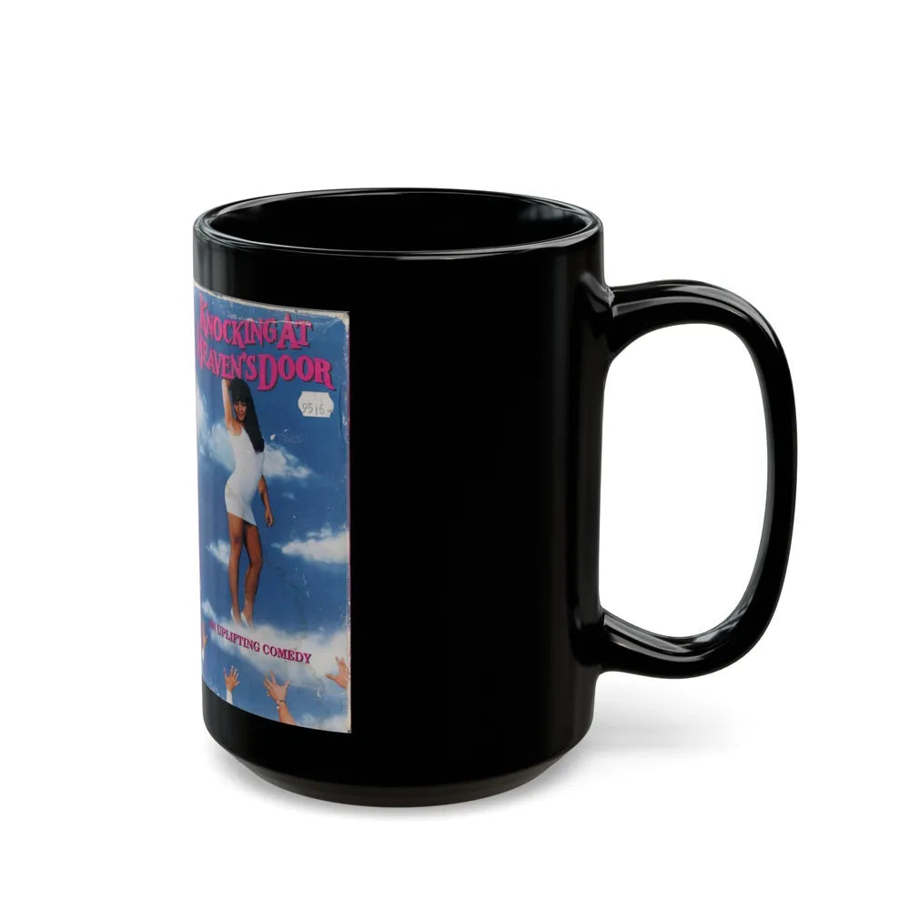 KNOCKING AT HEAVENS DOOR (VHS COVER) - Black Coffee Mug-Go Mug Yourself