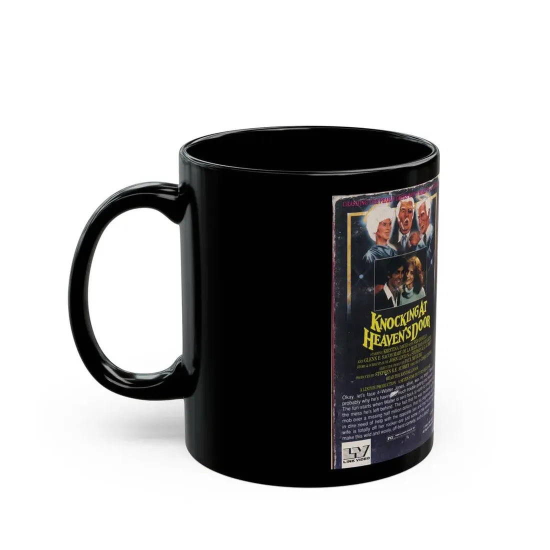 KNOCKING AT HEAVENS DOOR (VHS COVER) - Black Coffee Mug - Go Mug Yourself