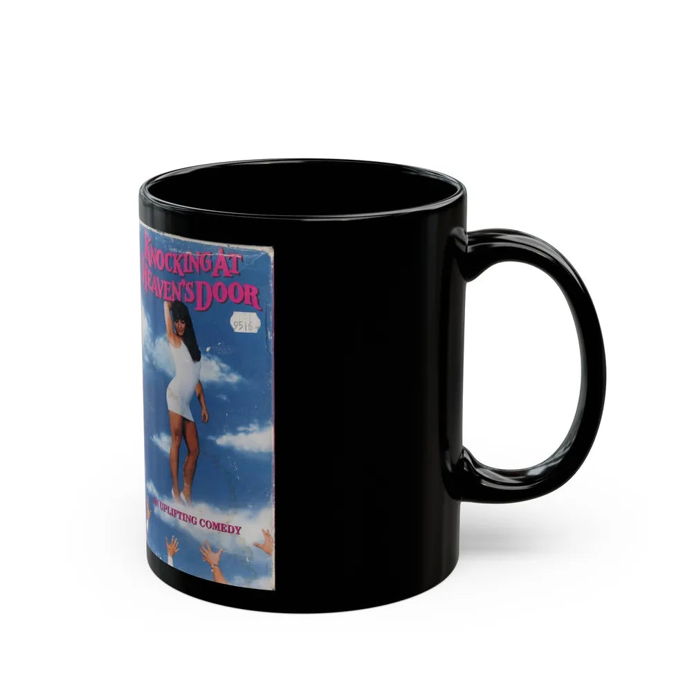 KNOCKING AT HEAVENS DOOR (VHS COVER) - Black Coffee Mug-Go Mug Yourself