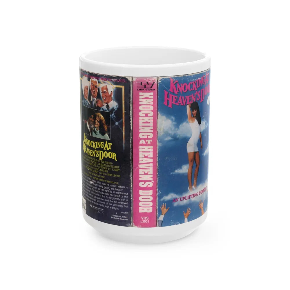 KNOCKING AT HEAVENS DOOR (VHS COVER) - White Coffee Mug-15oz-Go Mug Yourself