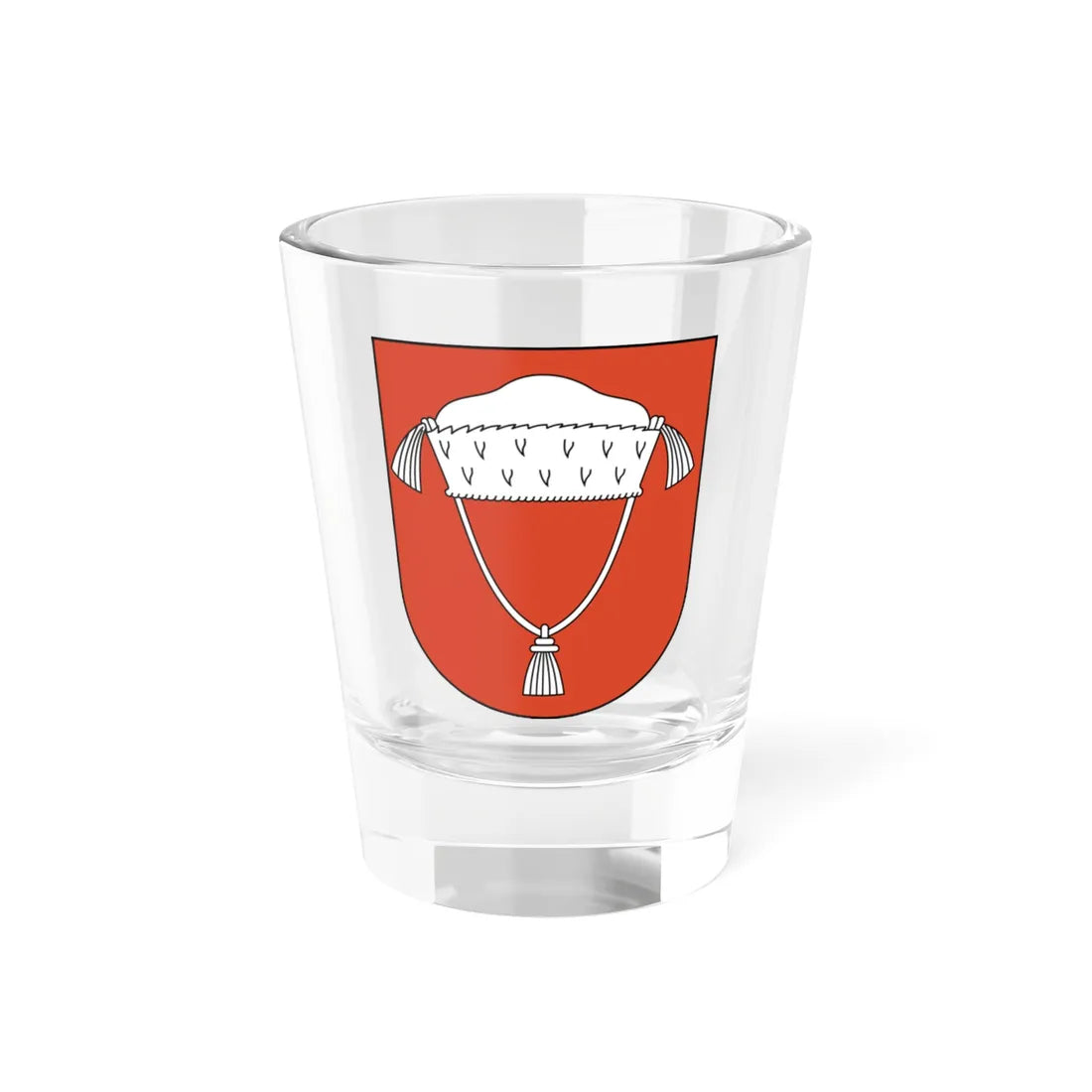 Knonau-blazon (Switzerland) (Coat of Arms) Shot Glass 1.5oz 1.5oz - Go Mug Yourself