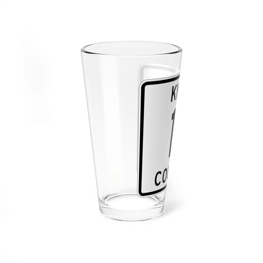 Knox County Route 11 OH (Ohio) (Road Sign) Pint Glass 16oz - Go Mug Yourself
