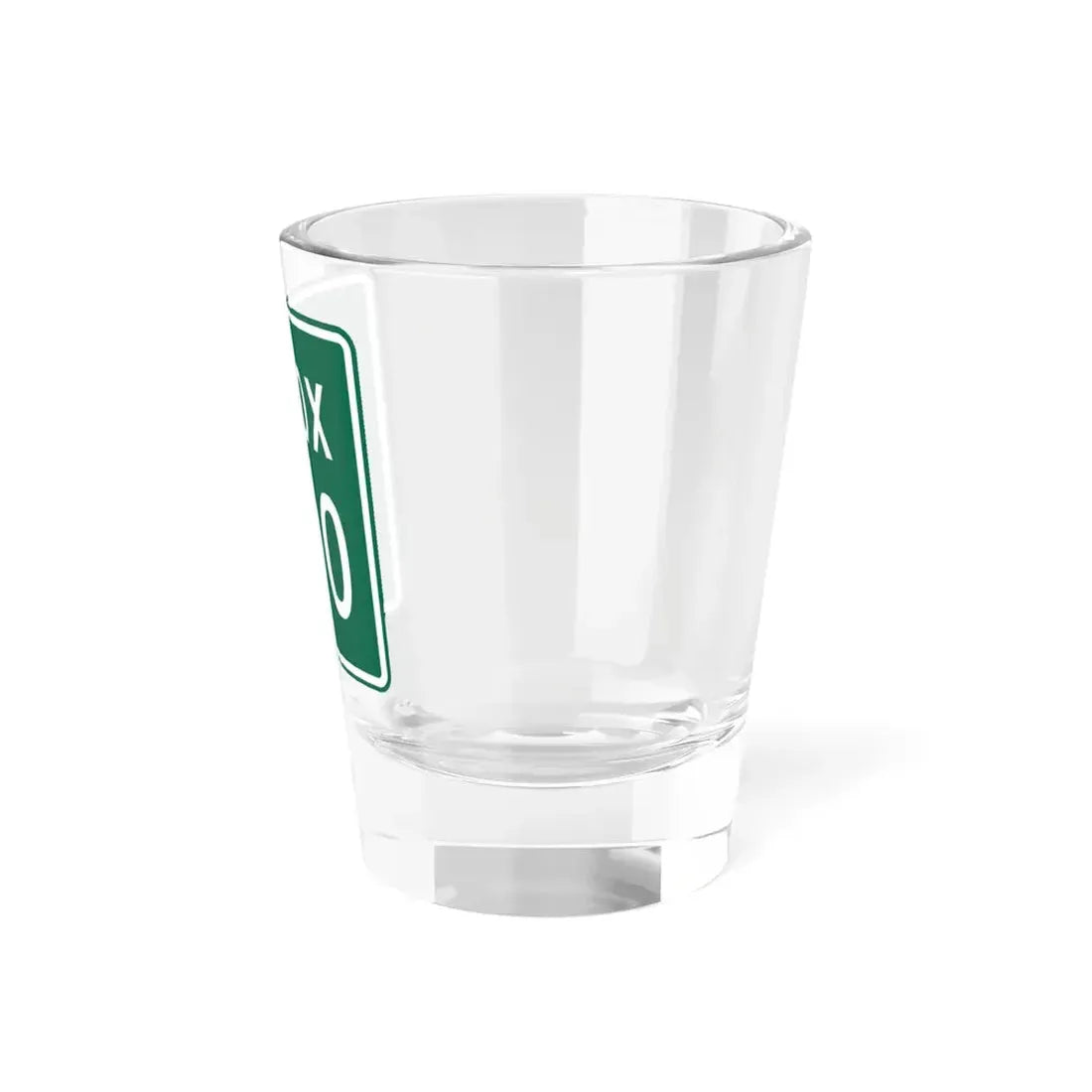 Knox Township Jefferson County Ohio route shield template (Ohio) (Road Sign) Shot Glass 1.5oz - Go Mug Yourself