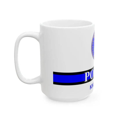 Knoxville Police Department flag (United States) White Coffee Mug - Go Mug Yourself