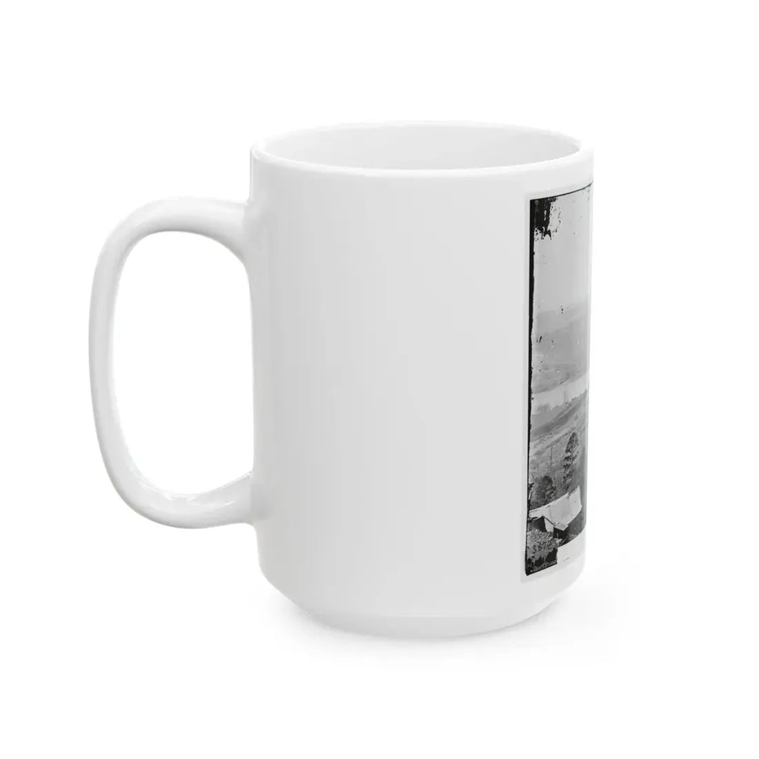 Knoxville, Tenn. Environs Of Knoxville Seen From South Bank Of Tennessee River; East Tennessee University In Middle Distance (U.S. Civil War) White Coffee Mug - Go Mug Yourself