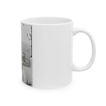 Knoxville, Tenn. Environs Of Knoxville Seen From South Bank Of Tennessee River; East Tennessee University In Middle Distance (U.S. Civil War) White Coffee Mug - Go Mug Yourself