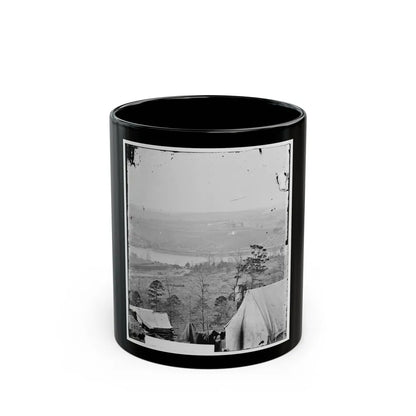 Knoxville, Tenn. Environs Of Knoxville Seen From South Bank Of Tennessee River; East Tennessee University In Middle Distance (U.S. Civil War) Black Coffee Mug-11oz-Go Mug Yourself