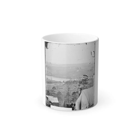 Knoxville, Tenn. Environs of Knoxville Seen From South Bank of Tennessee River; East Tennessee University in Middle Distance (U.S. Civil War) Color Changing Coffee Mug 11oz-11oz-Go Mug Yourself