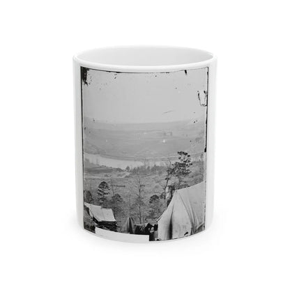 Knoxville, Tenn. Environs Of Knoxville Seen From South Bank Of Tennessee River; East Tennessee University In Middle Distance (U.S. Civil War) White Coffee Mug-11oz-Go Mug Yourself