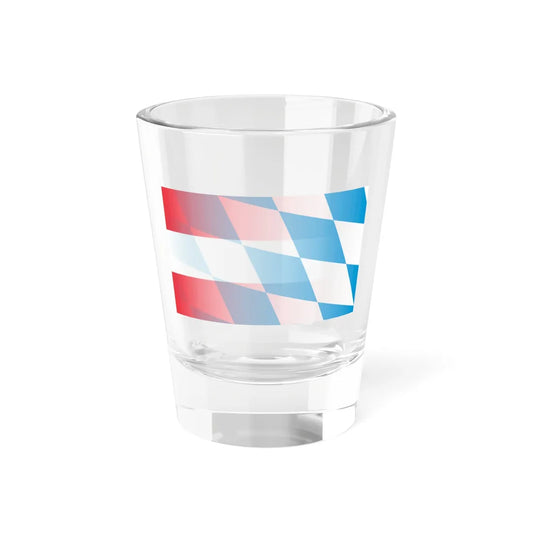 Künstlerische Gemeinsame Flagge von Österreich und Bayern (Austria) Shot Glass 1.5oz 1.5oz - Go Mug Yourself