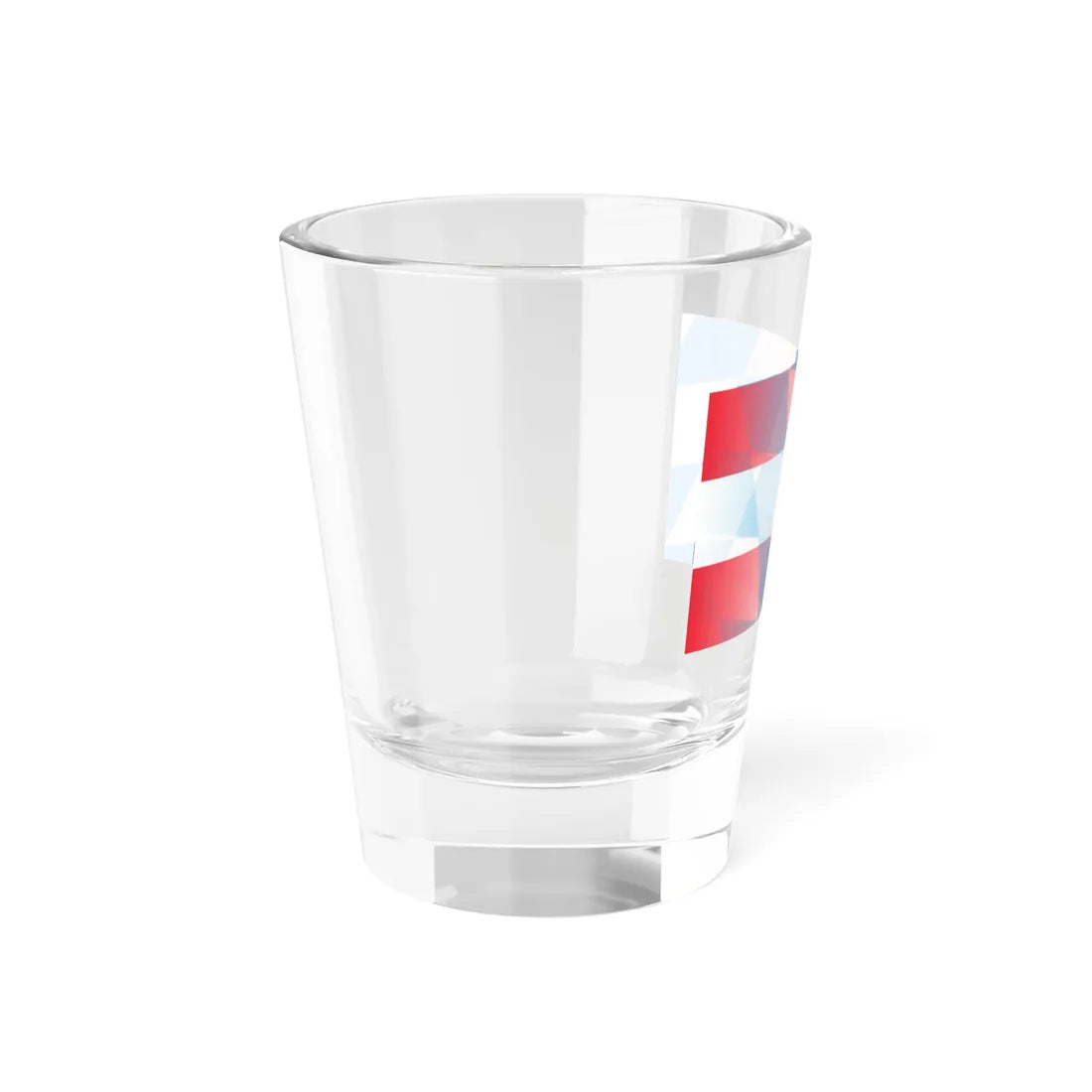 Künstlerische Gemeinsame Flagge von Österreich und Bayern (Austria) Shot Glass 1.5oz - Go Mug Yourself
