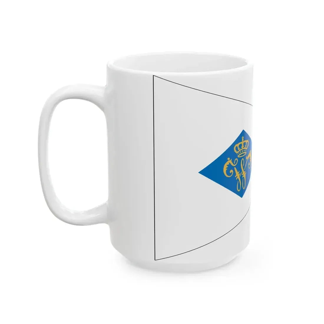 KNZRV burgee (Netherlands) White Coffee Mug - Go Mug Yourself