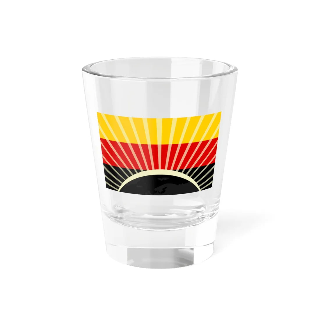 Koenigreich Deutschland micronation flag Shot Glass 1.5oz - Go Mug Yourself