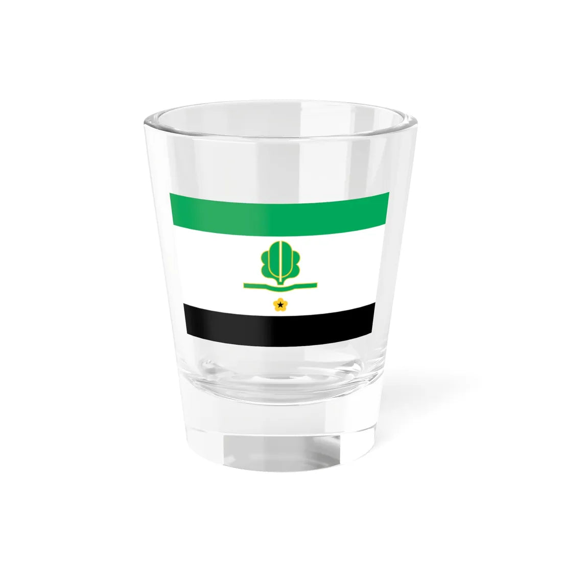 Kohila valla lipp (Estonia) Shot Glass 1.5oz 1.5oz - Go Mug Yourself