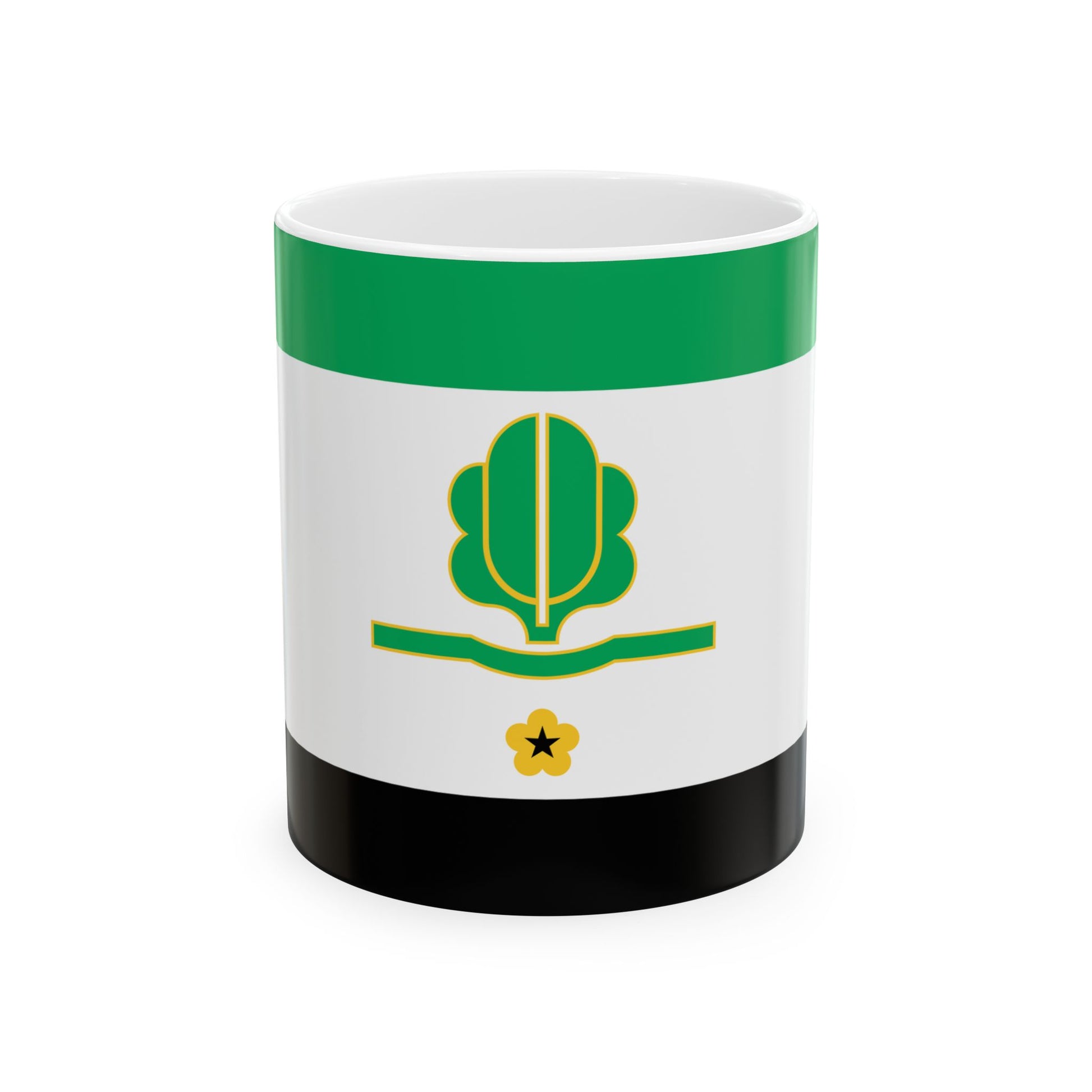 Kohila valla lipp (Estonia) White Coffee Mug-11oz-Go Mug Yourself