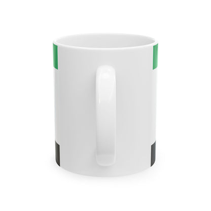 Kohila valla lipp (Estonia) White Coffee Mug-Go Mug Yourself