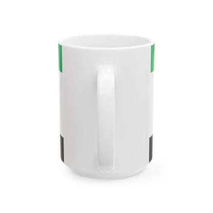 Kohila valla lipp (Estonia) White Coffee Mug-Go Mug Yourself