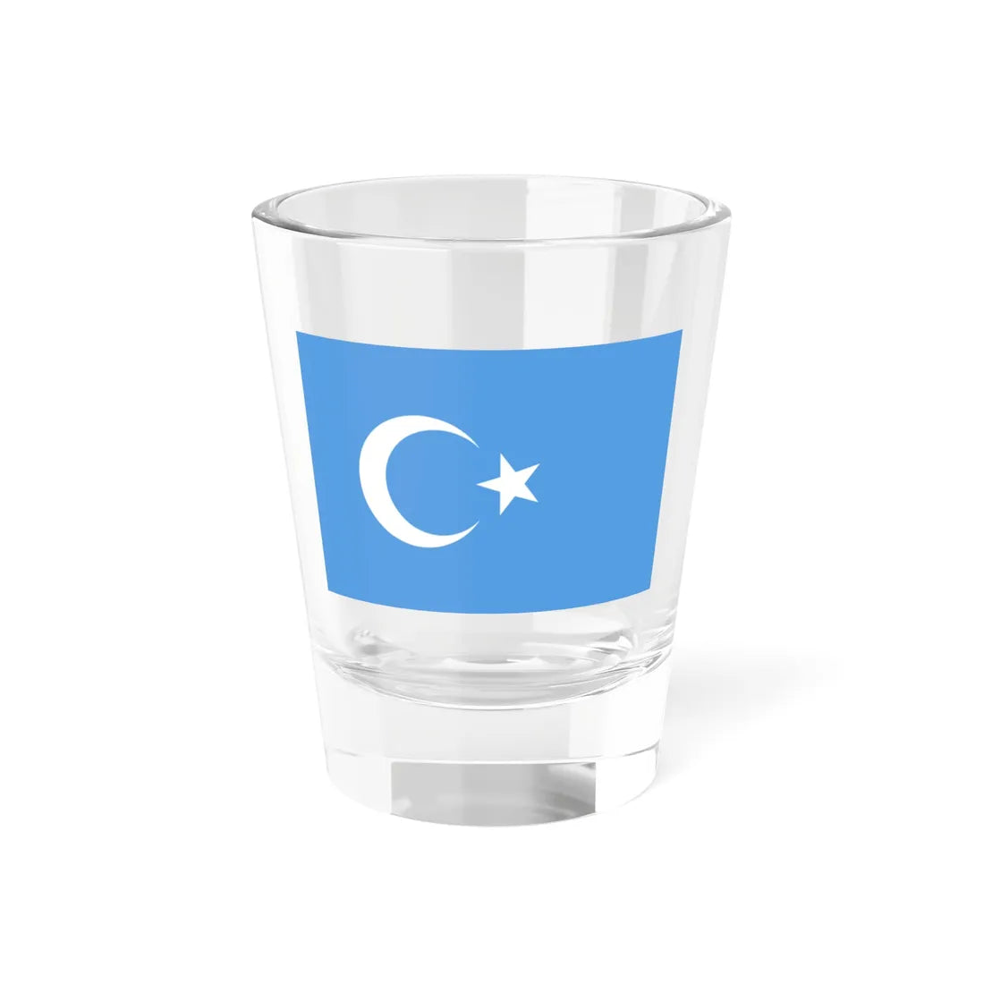Kokbayraq flag (China) Shot Glass 1.5oz 1.5oz - Go Mug Yourself