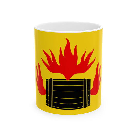 Kokkola.flag (Finland) White Coffee Mug-11oz-Go Mug Yourself