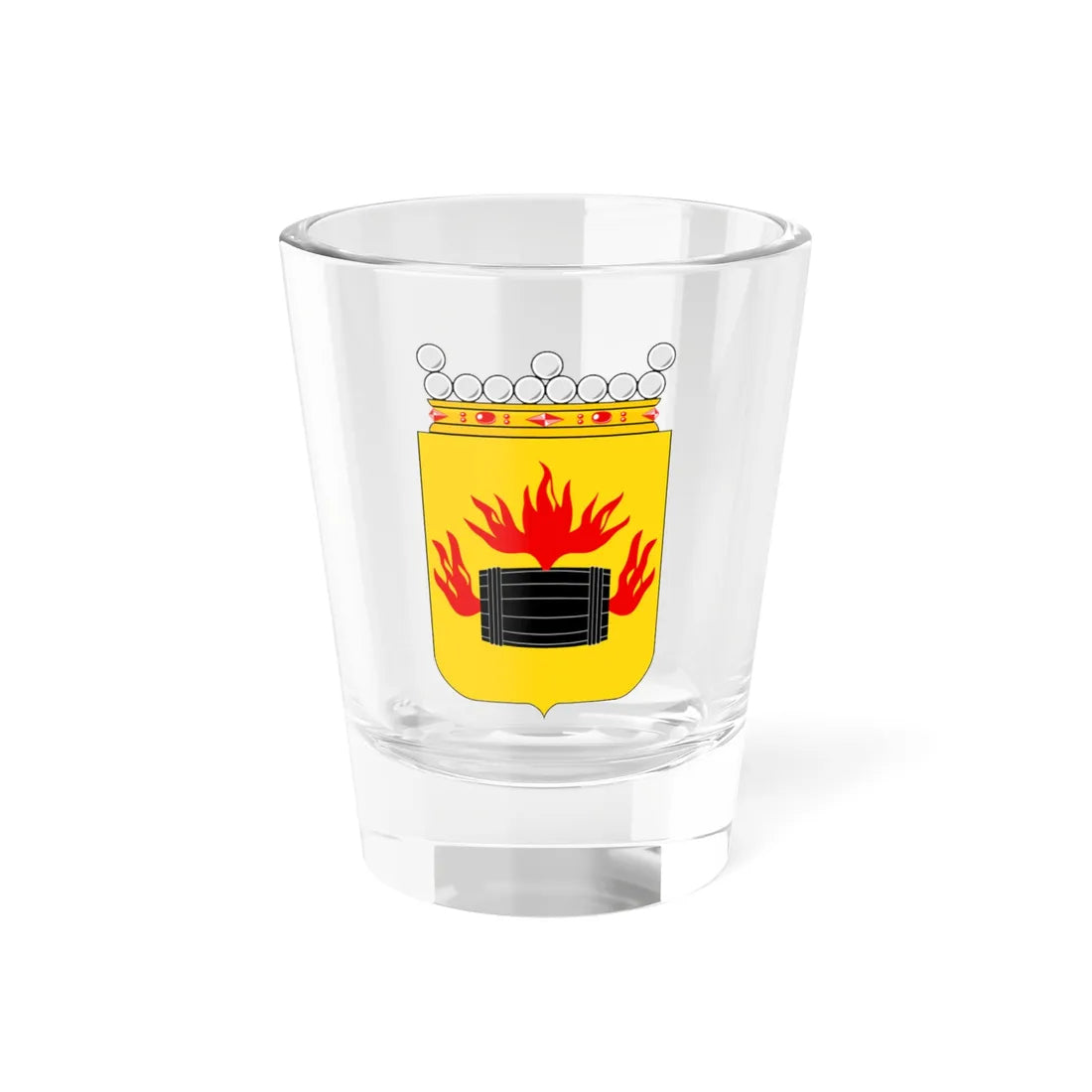 Kokkola.vaakuna (Finland) (Coat of Arms) Shot Glass 1.5oz 1.5oz - Go Mug Yourself