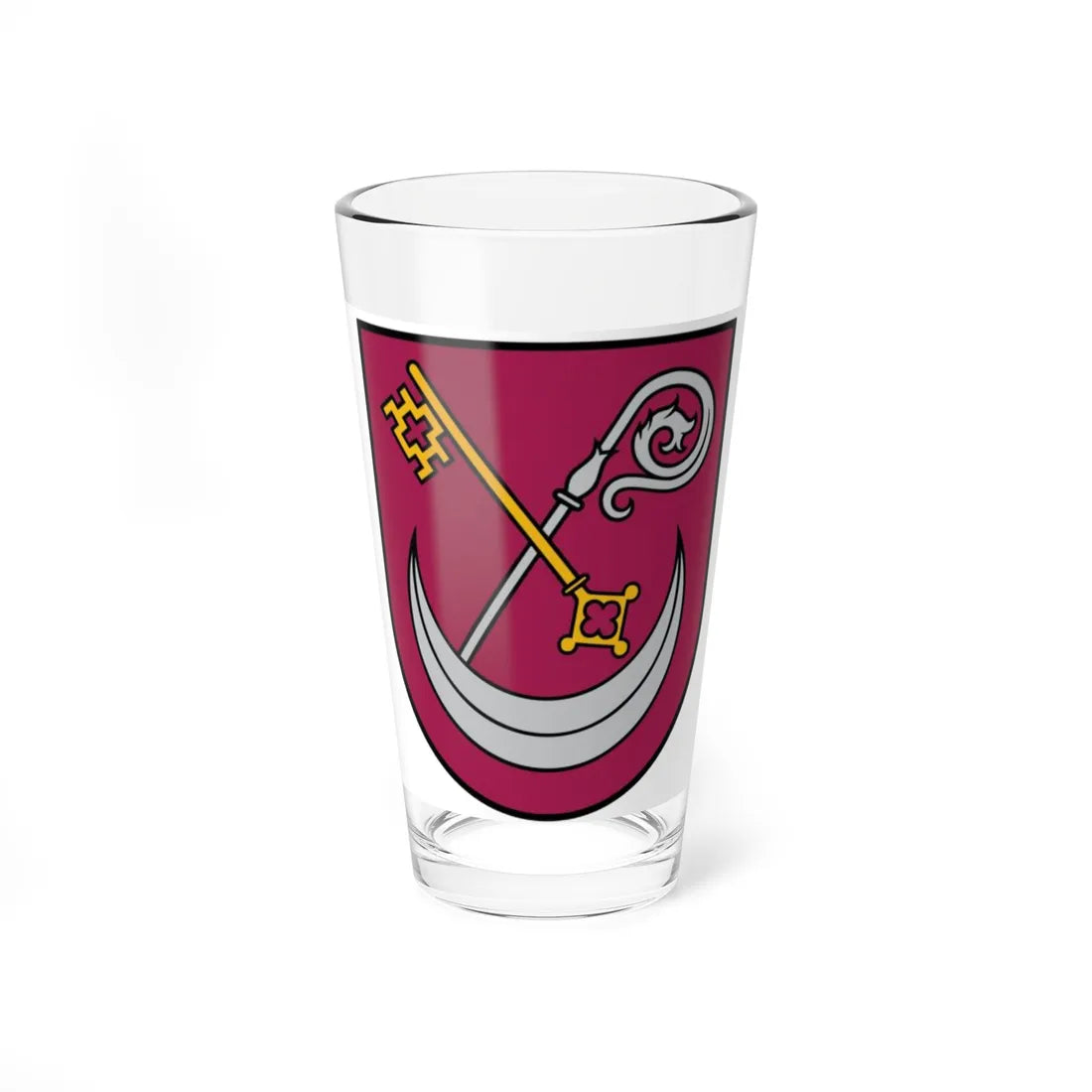 Koknese COA (Latvia) (Coat of Arms) Pint Glass 16oz - Go Mug Yourself