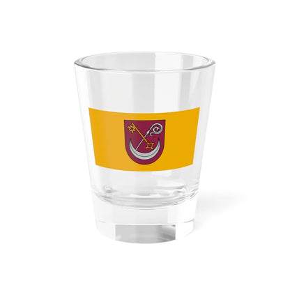 Kokneses novada karogs (Latvia) Shot Glass 1.5oz 1.5oz - Go Mug Yourself