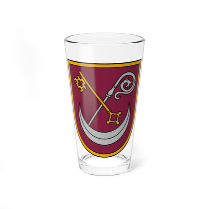 Kokneses novads COA (Latvia) (Coat of Arms) Pint Glass 16oz 16oz - Go Mug Yourself