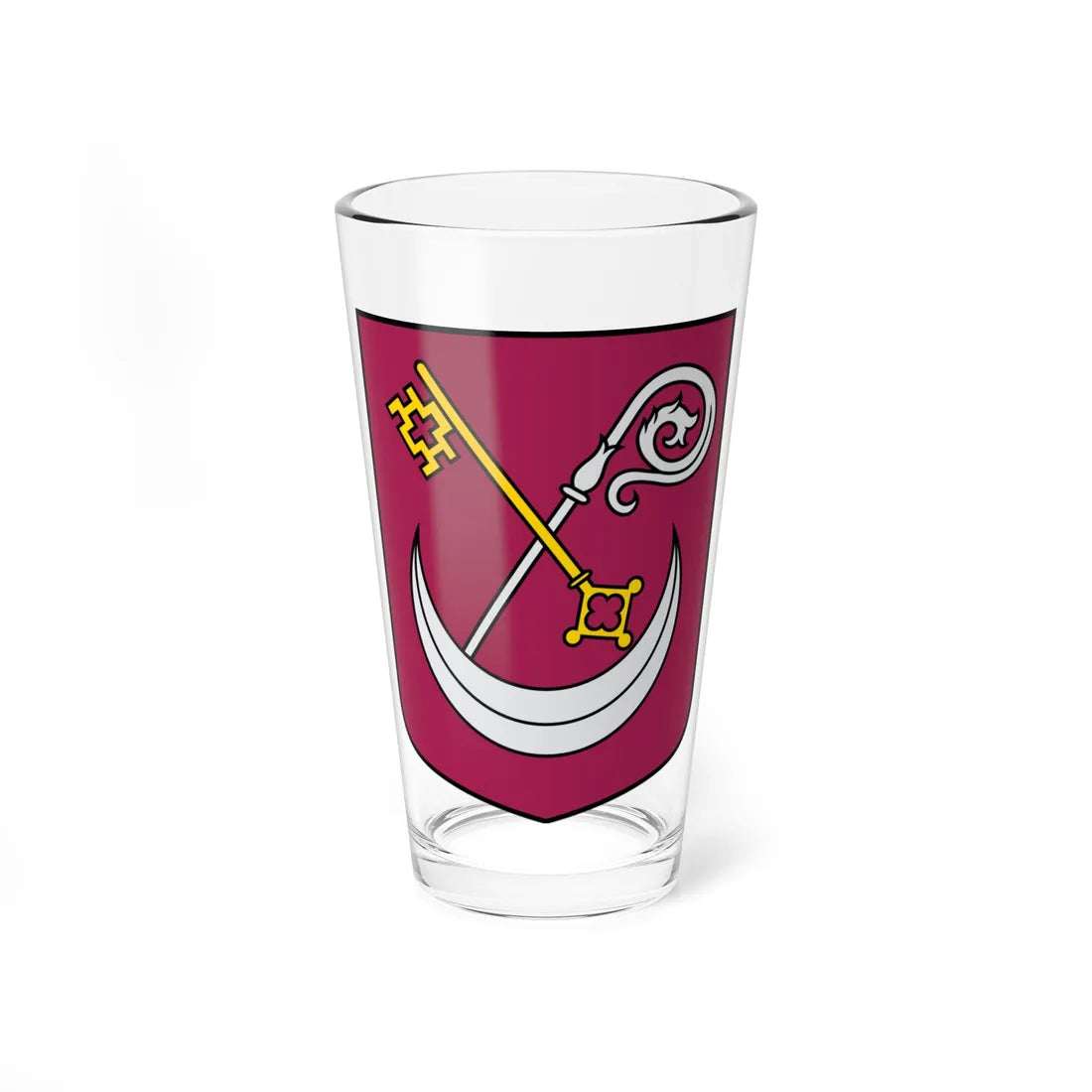 Kokneses pagasts COA (Latvia) (Coat of Arms) Pint Glass 16oz 16oz - Go Mug Yourself