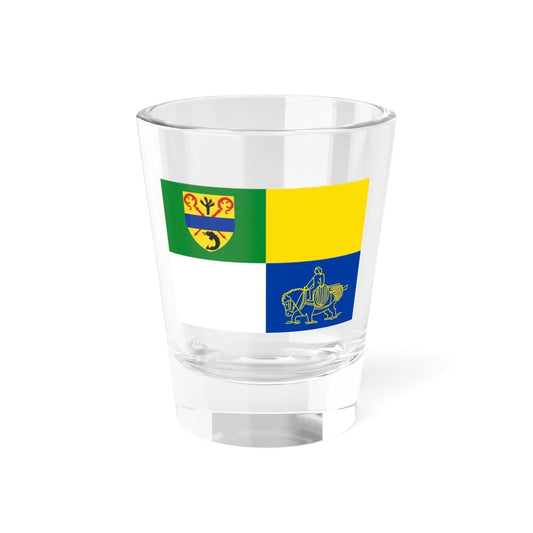 Koksijde vlag (Belgium) Shot Glass 1.5oz 1.5oz - Go Mug Yourself